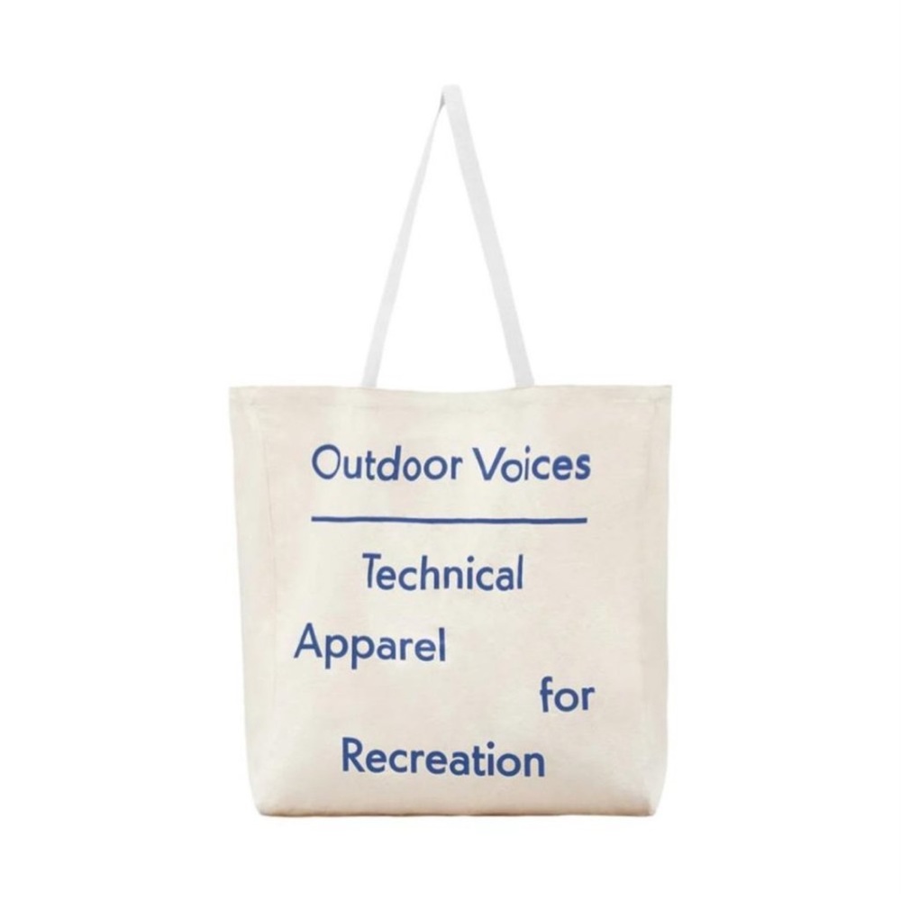Outdoor Voice Canvas Tote Bag‎